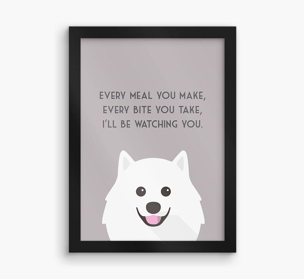 'Every Meal You Make' - Personalized {breedFullName} Framed Print