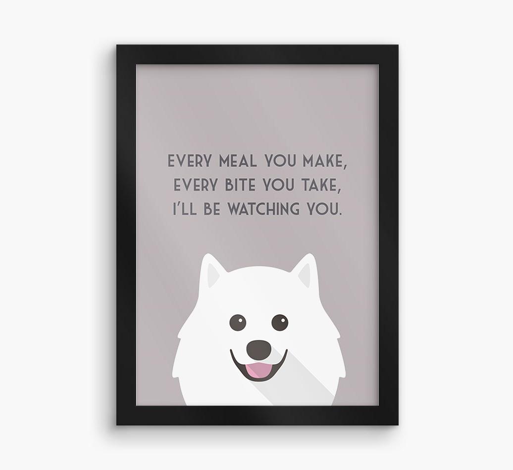 'Every Meal You Make' - Personalized {breedFullName} Framed Print