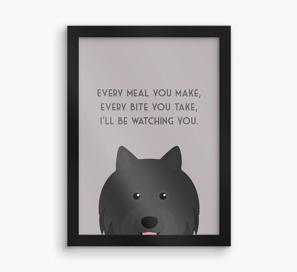 'Every Meal You Make' - Personalized {breedFullName} Framed Print