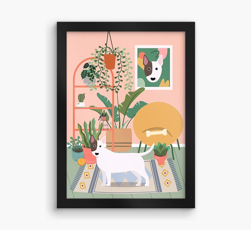 'Jungle Room' - Personalized {breedFullName} Framed Print