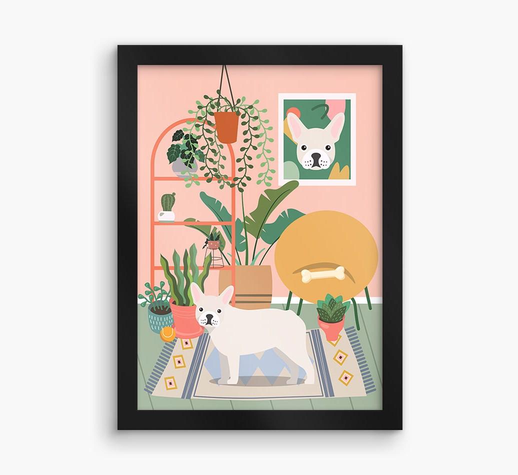 'Jungle Room' - Personalized {breedFullName} Framed Print