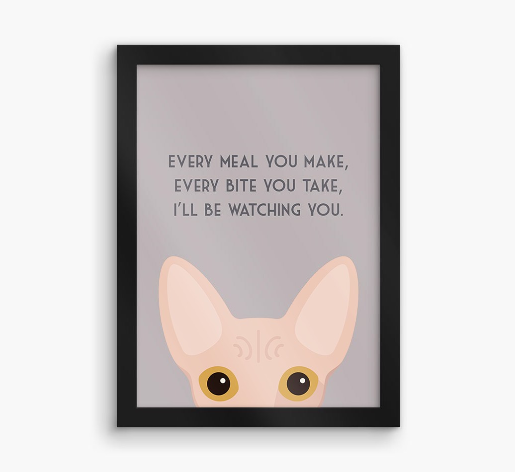 'Every Meal You Make' - Personalised {breedFullName} Framed Print