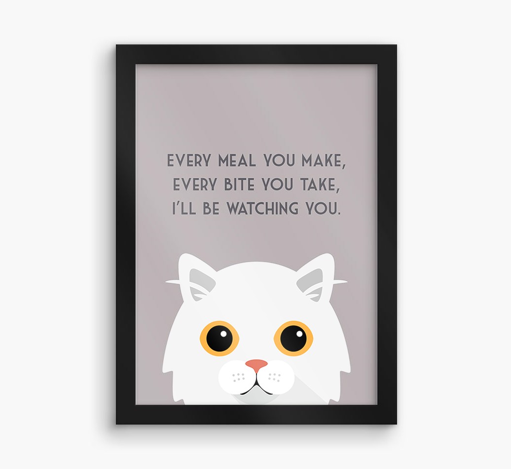 'Every Meal You Make' - Personalised {breedFullName} Framed Print