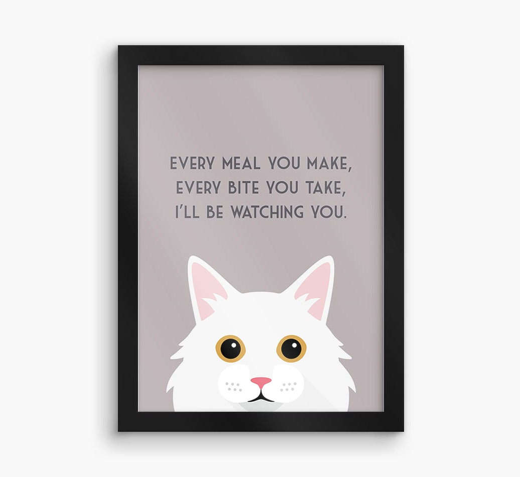 'Every Meal You Make' - Personalised {breedFullName} Framed Print