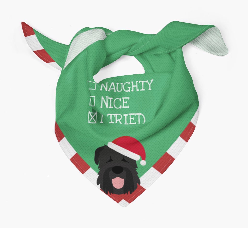 Christmas Checkbox: Personalized {breedFullName} Bandana
