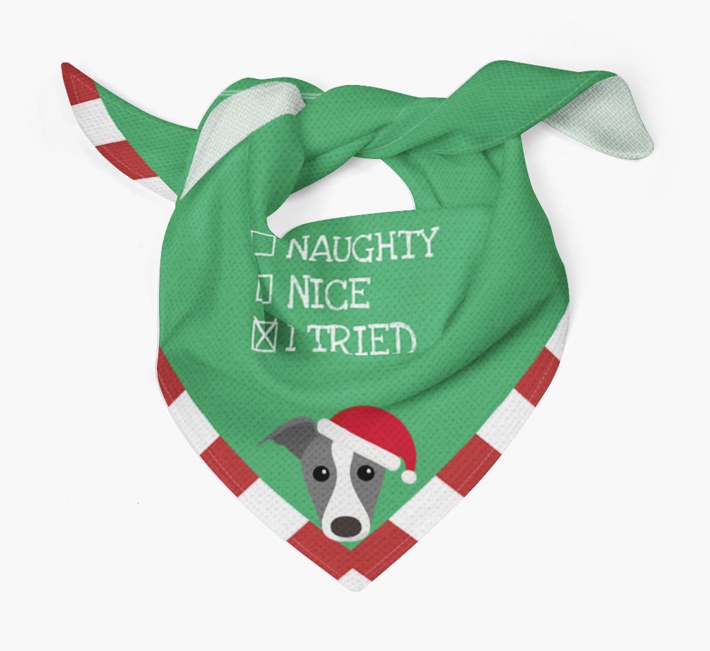 Christmas Checkbox: Personalized {breedFullName} Bandana