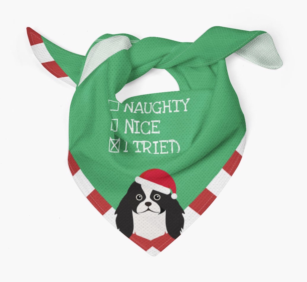Christmas Checkbox: Personalized {breedFullName} Bandana