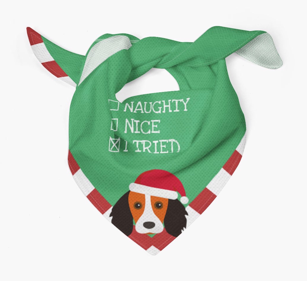 Christmas Checkbox: Personalized {breedFullName} Bandana