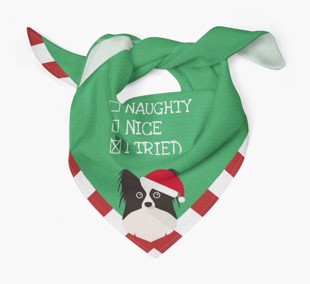 Christmas Checkbox: Personalized {breedFullName} Bandana