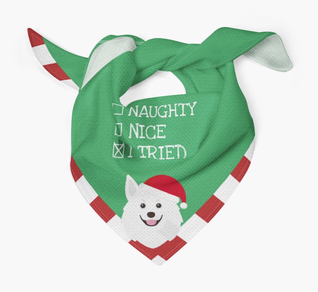 Christmas Checkbox: Personalized {breedFullName} Bandana