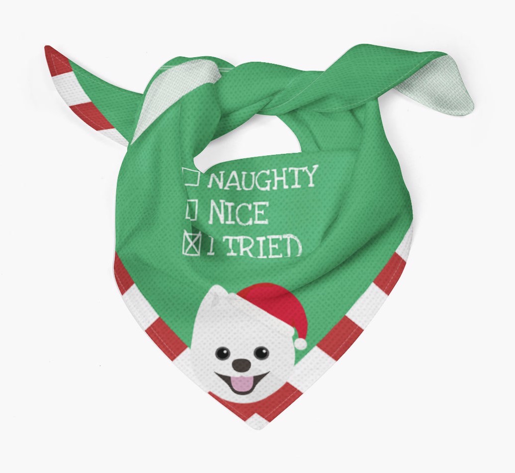 Christmas Checkbox: Personalized {breedFullName} Bandana
