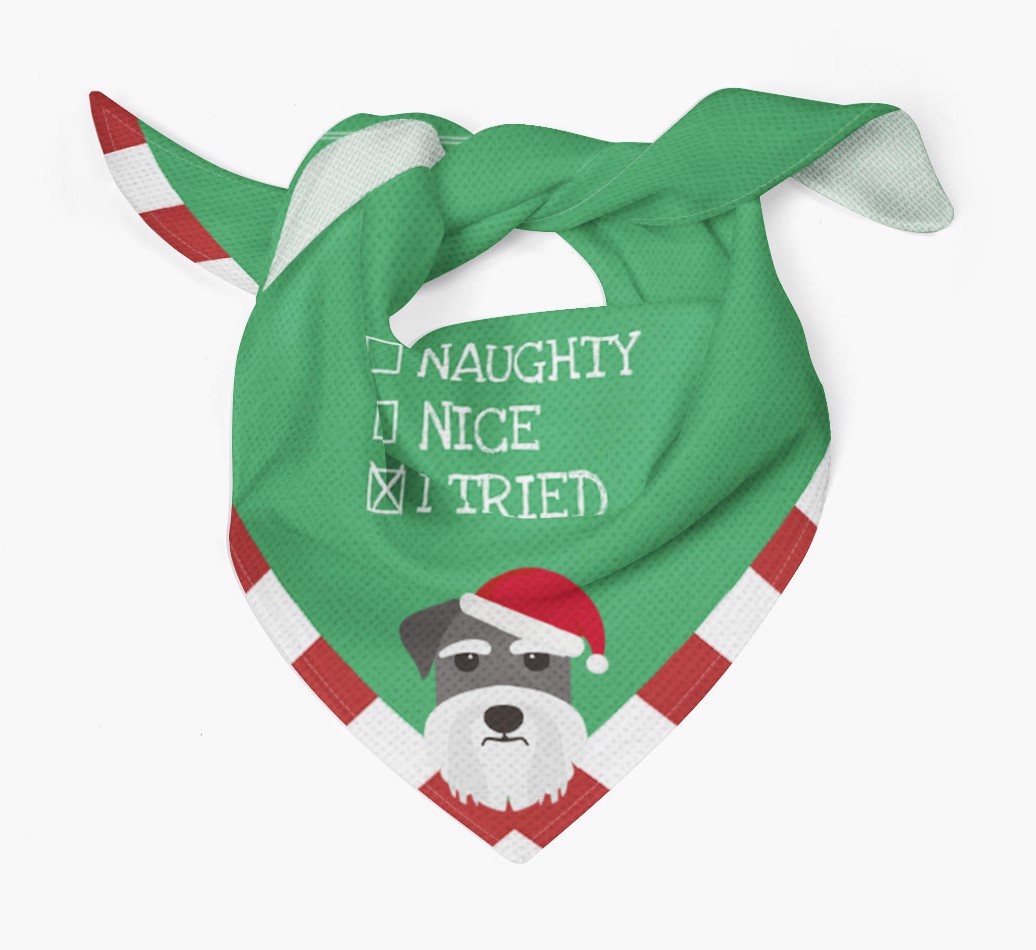 Christmas Checkbox: Personalized {breedFullName} Bandana