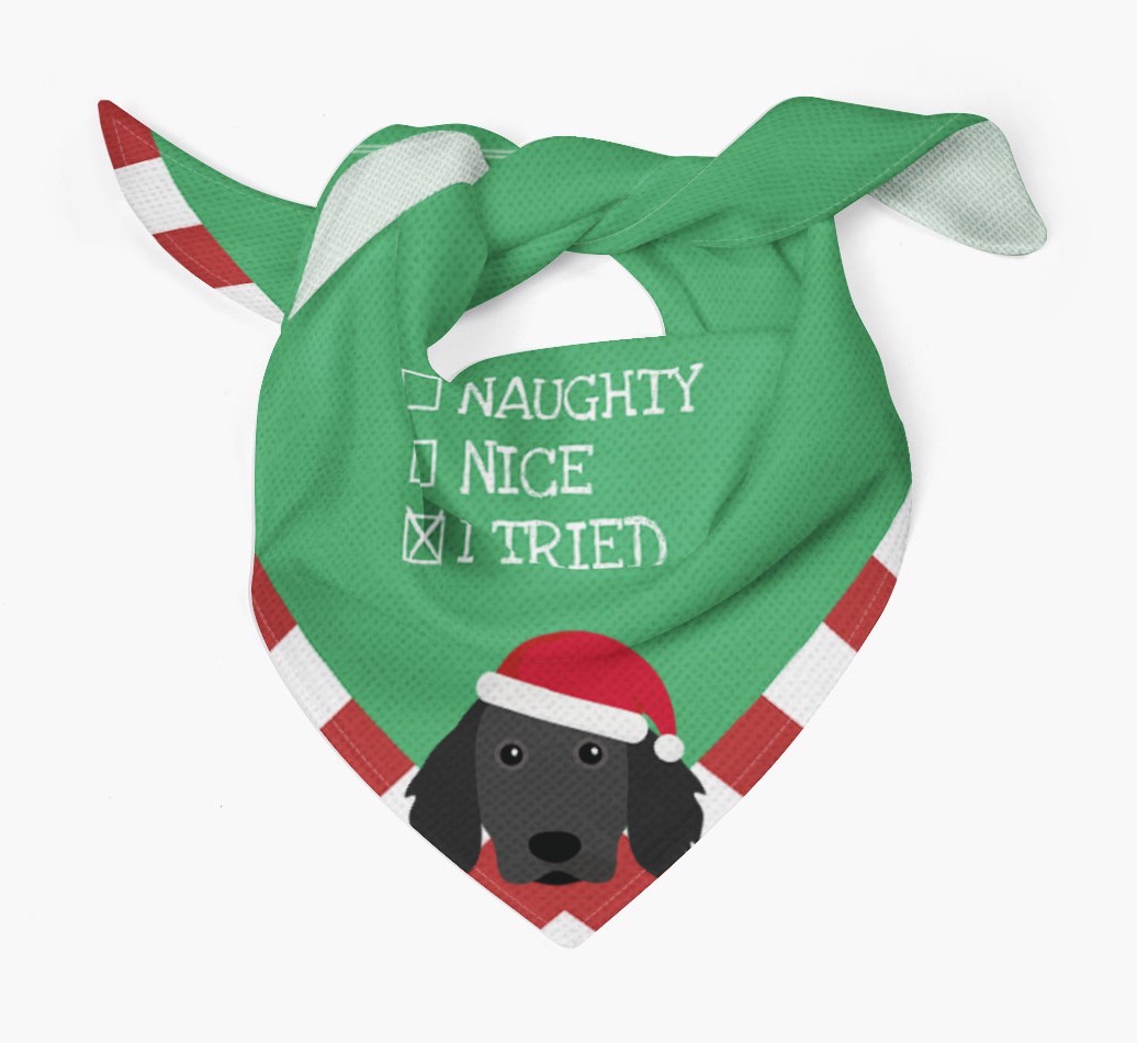 Christmas Checkbox: Personalized {breedFullName} Bandana