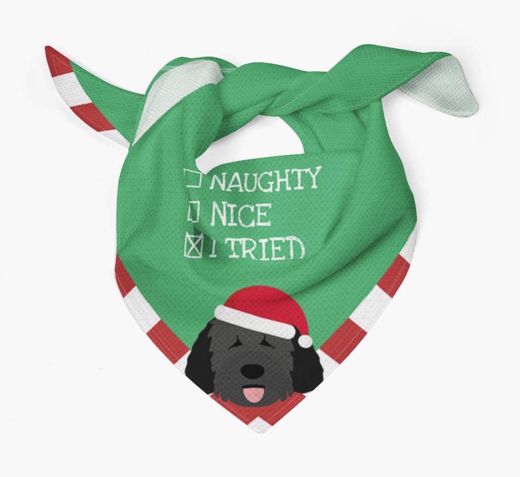 Christmas Checkbox: Personalized {breedFullName} Bandana