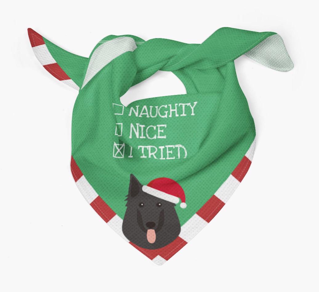 Christmas Checkbox: Personalized {breedFullName} Bandana