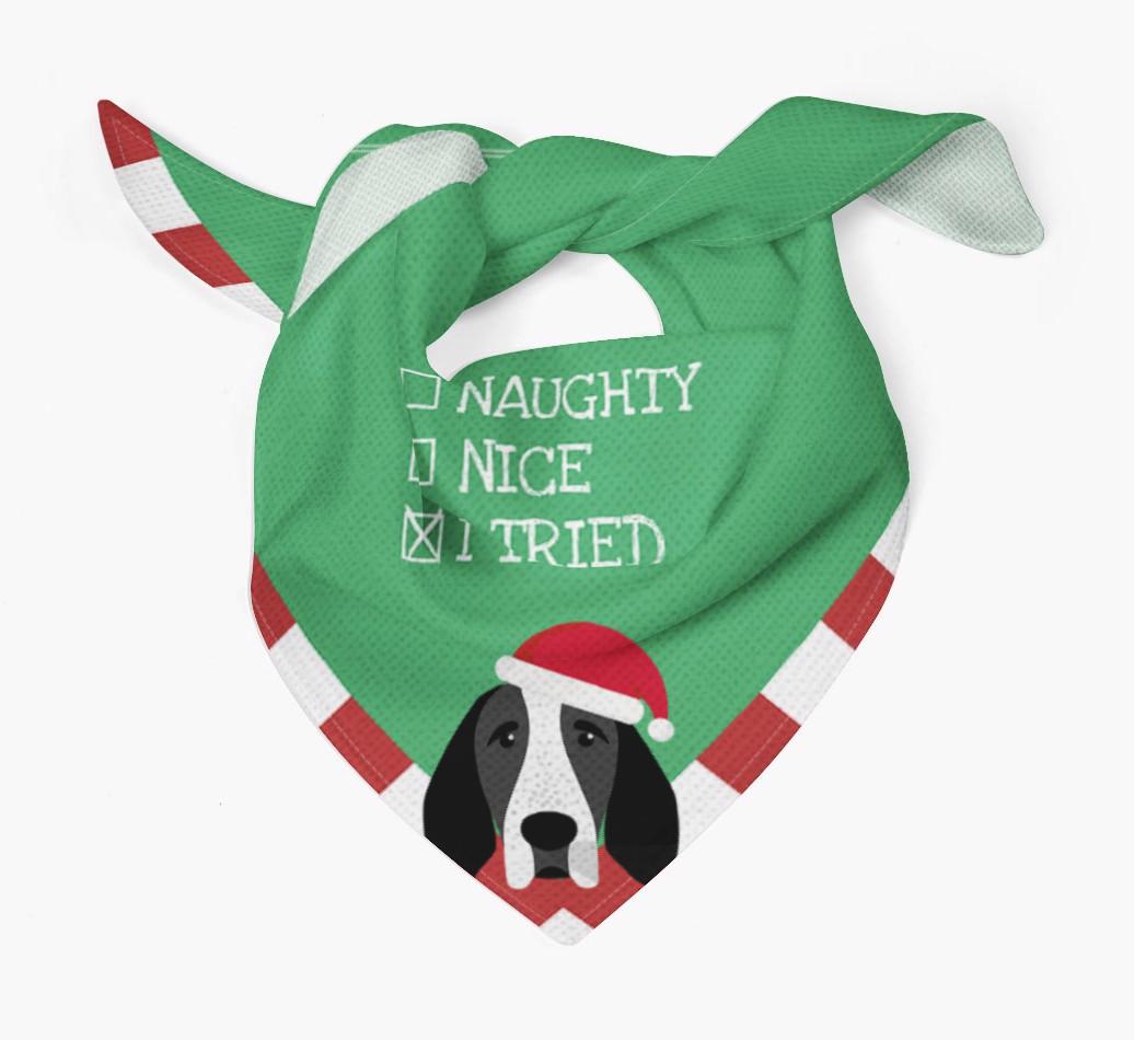 Christmas Checkbox: Personalized {breedFullName} Bandana