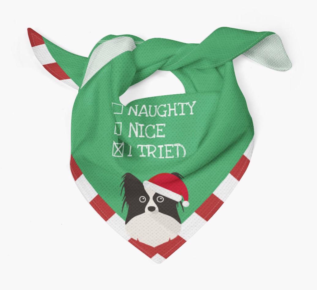 Christmas Checkbox: Personalized {breedFullName} Bandana