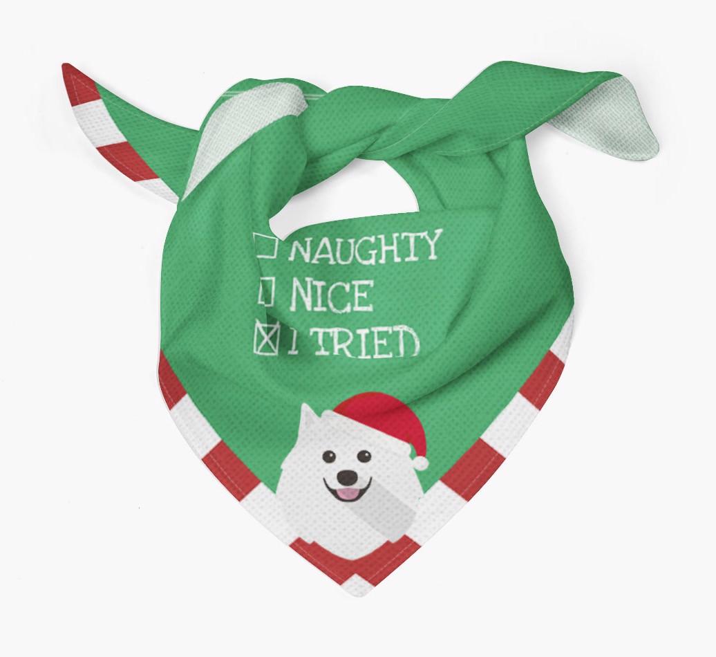 Christmas Checkbox: Personalized {breedFullName} Bandana