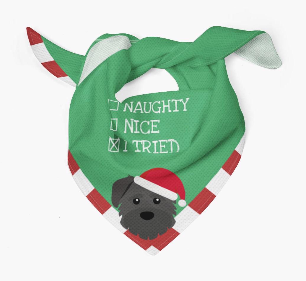 Christmas Checkbox: Personalized {breedFullName} Bandana