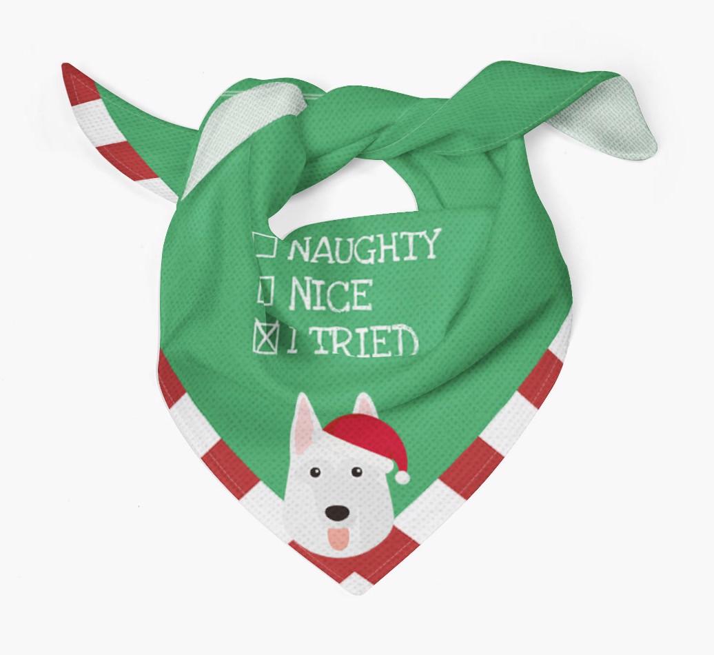 Christmas Checkbox: Personalized {breedFullName} Bandana