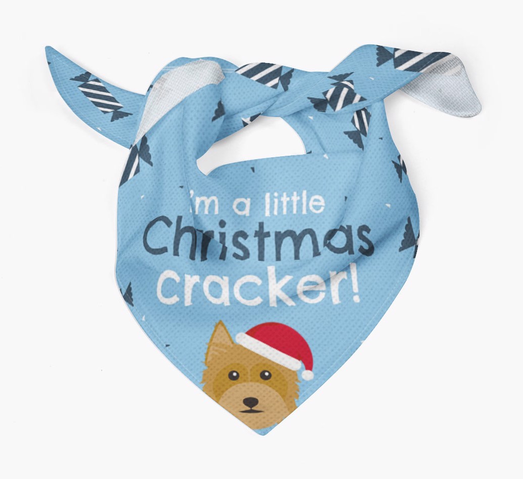 'Christmas Cracker' - Personalized {breedFullName} Bandana