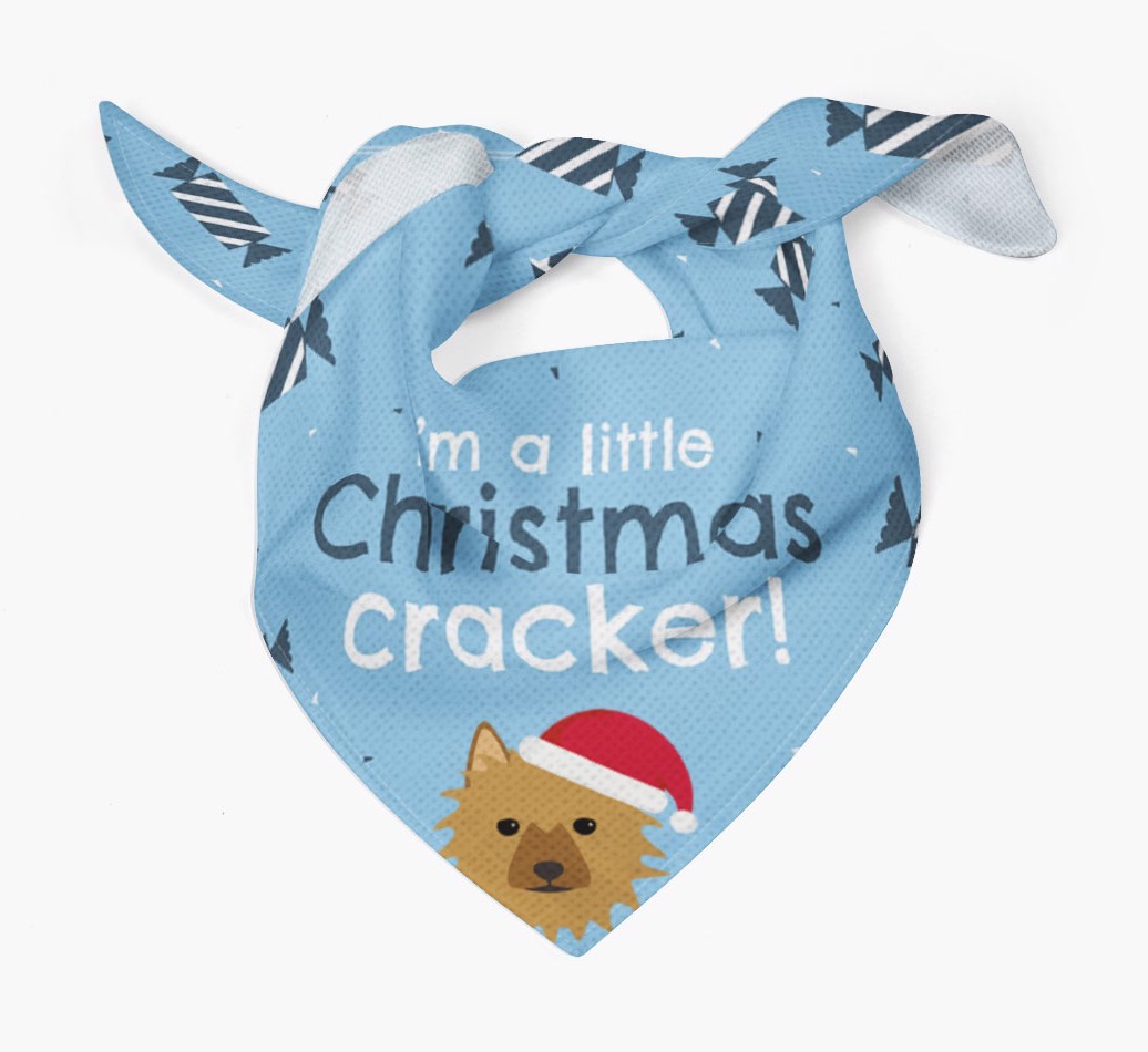 'Christmas Cracker' - Personalized {breedFullName} Bandana