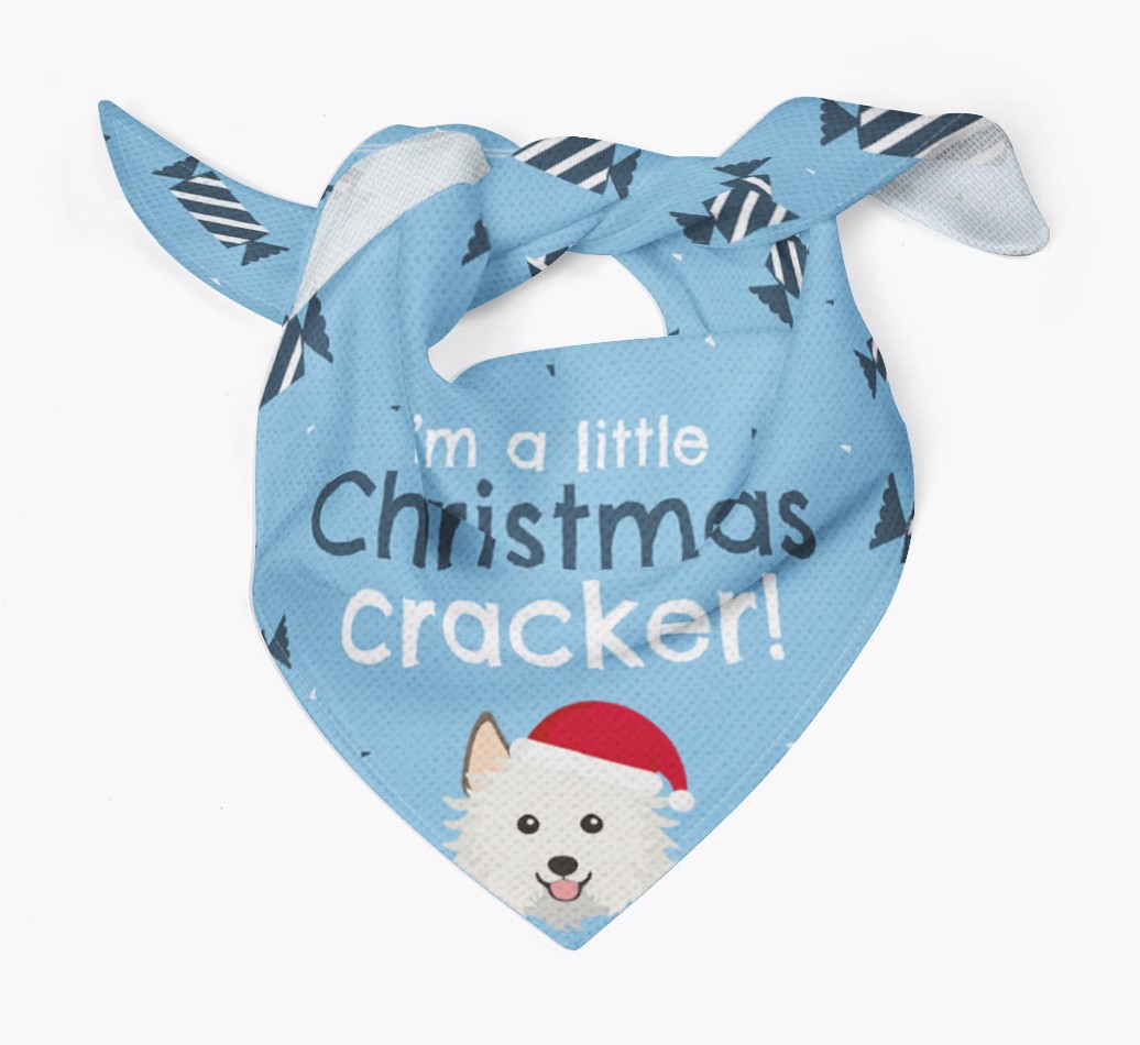 'Christmas Cracker' - Personalized {breedFullName} Bandana