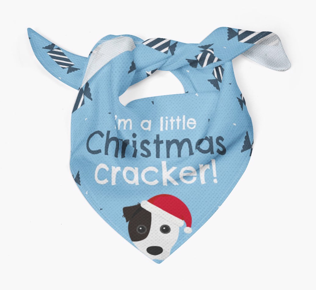 'Christmas Cracker' - Personalized {breedFullName} Bandana