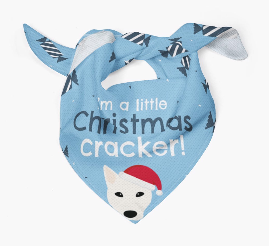 'Christmas Cracker' - Personalized {breedFullName} Bandana