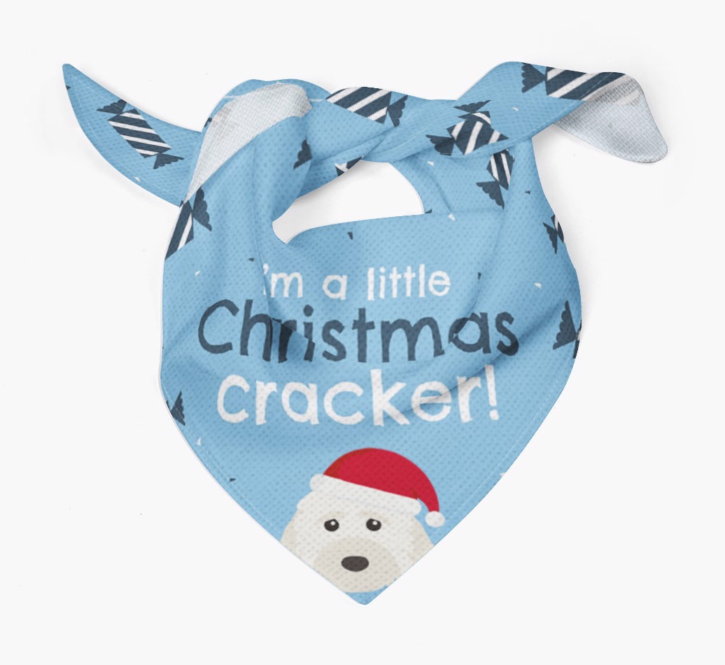 'Christmas Cracker' - Personalized {breedFullName} Bandana