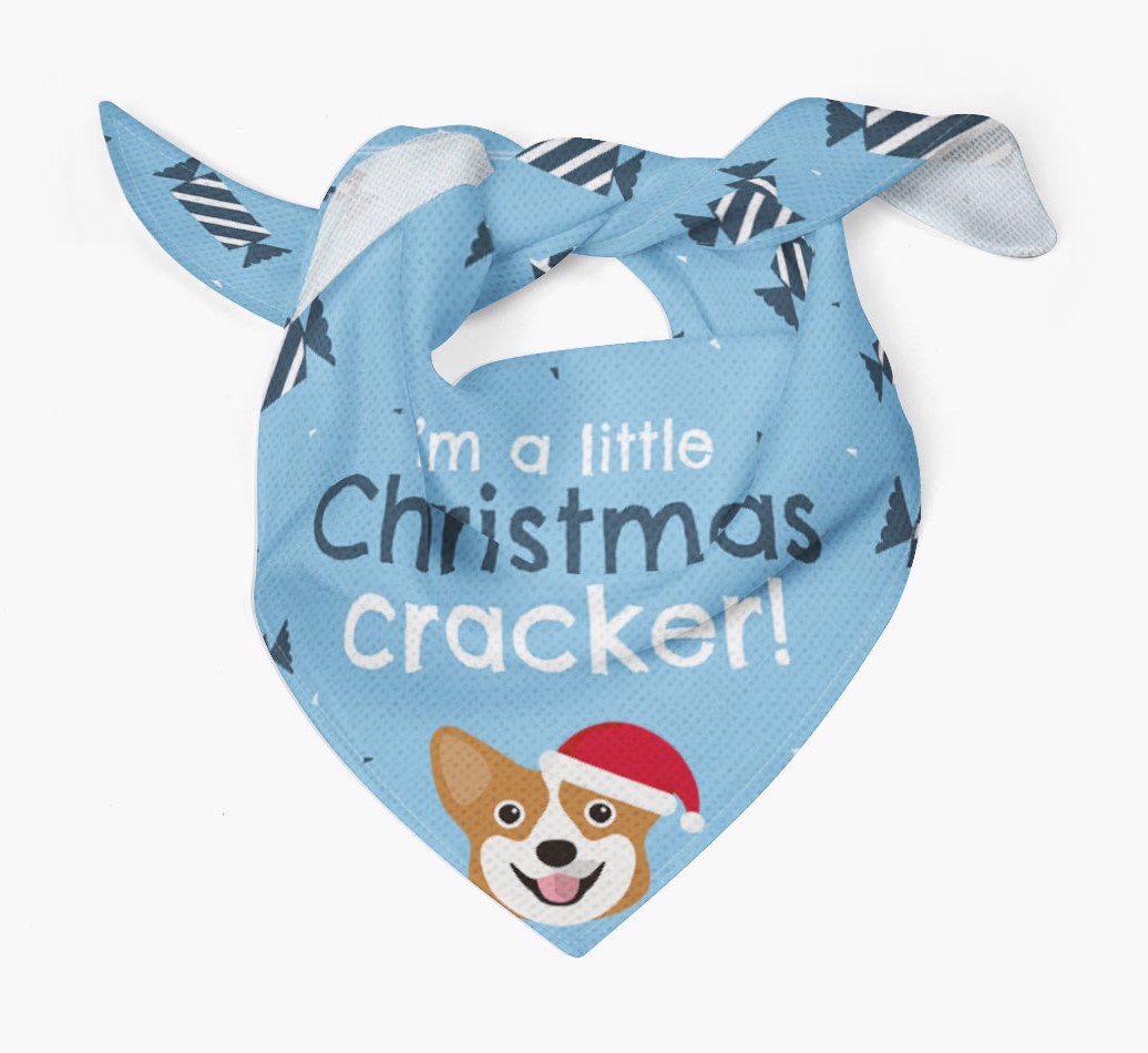 'Christmas Cracker' - Personalized {breedFullName} Bandana