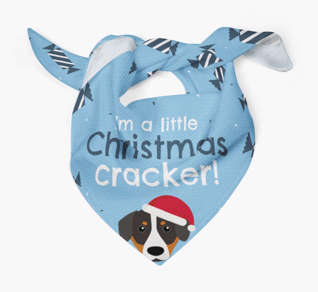 'Christmas Cracker' - Personalized {breedFullName} Bandana