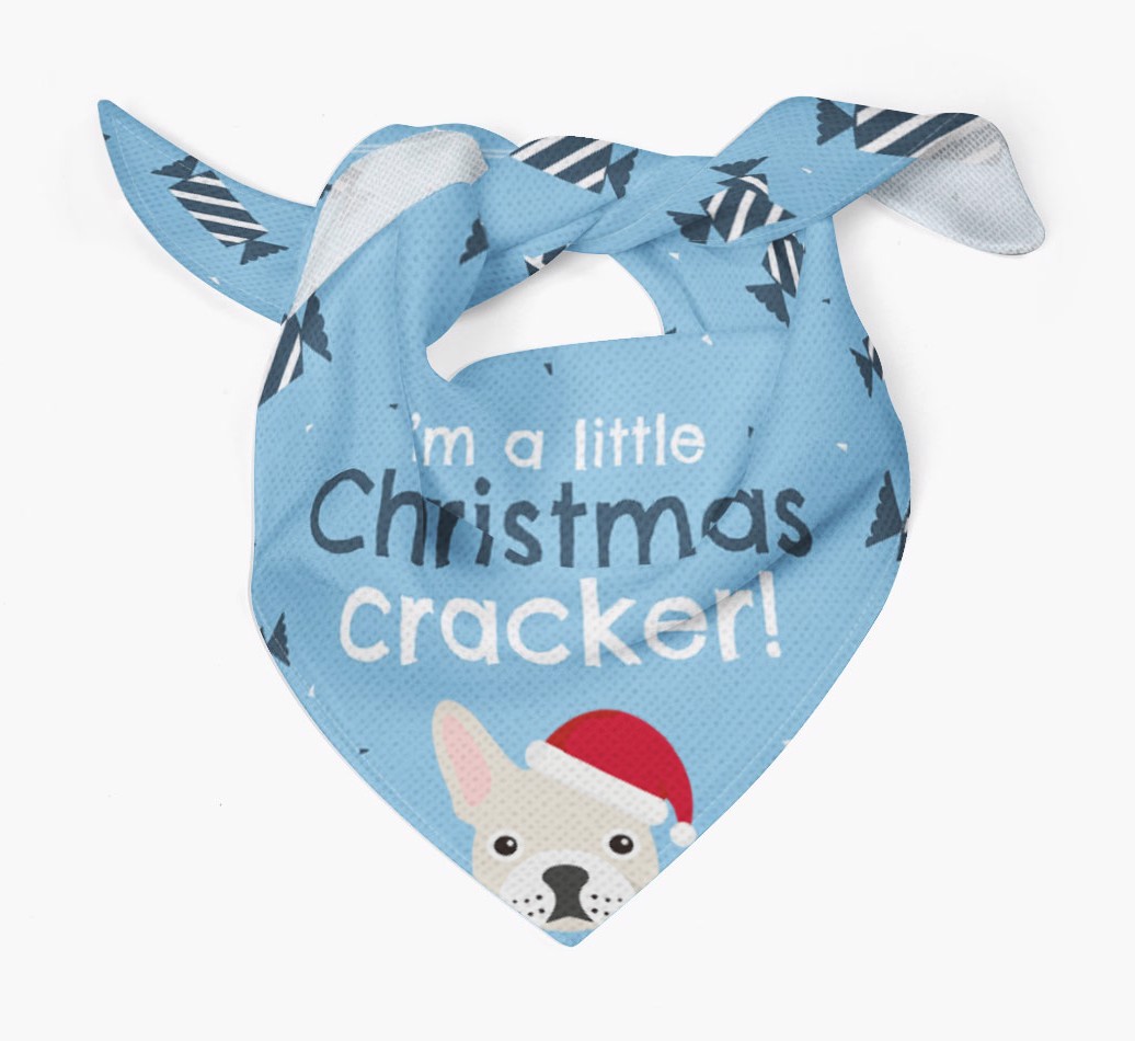 'Christmas Cracker' - Personalized {breedFullName} Bandana