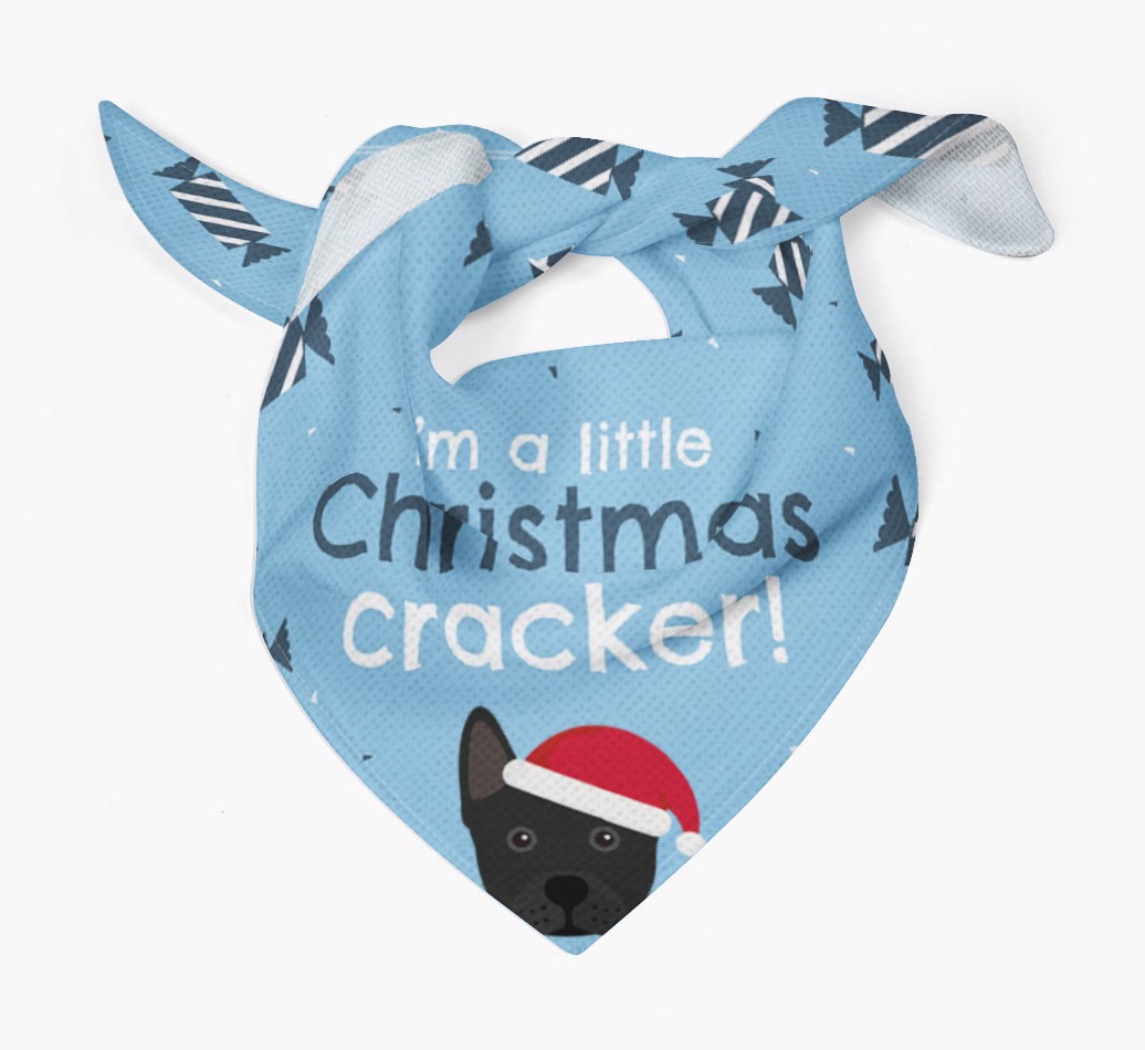 'Christmas Cracker' - Personalized {breedFullName} Bandana