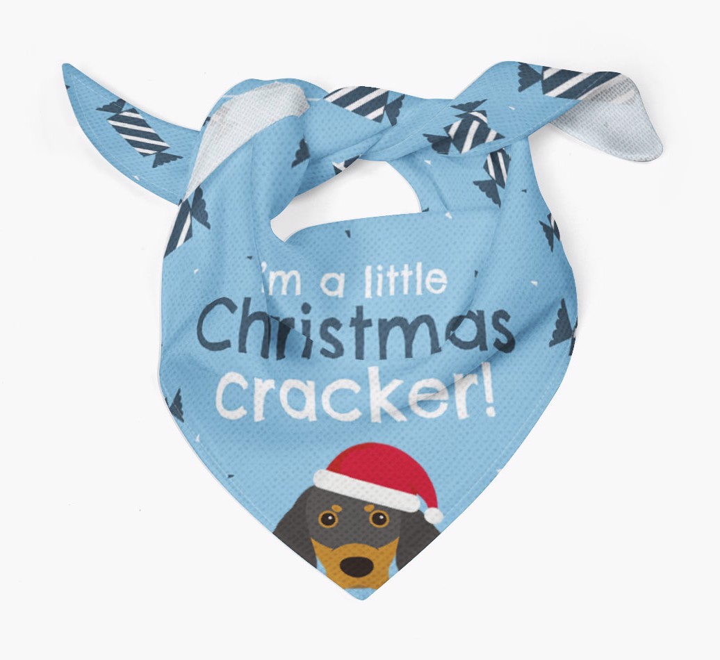 'Christmas Cracker' - Personalized {breedFullName} Bandana