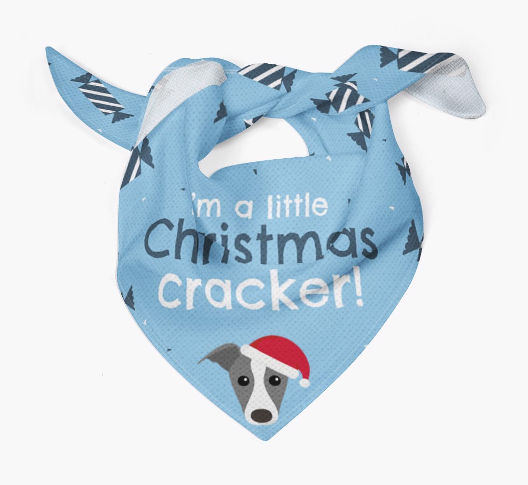 'Christmas Cracker' - Personalized {breedFullName} Bandana