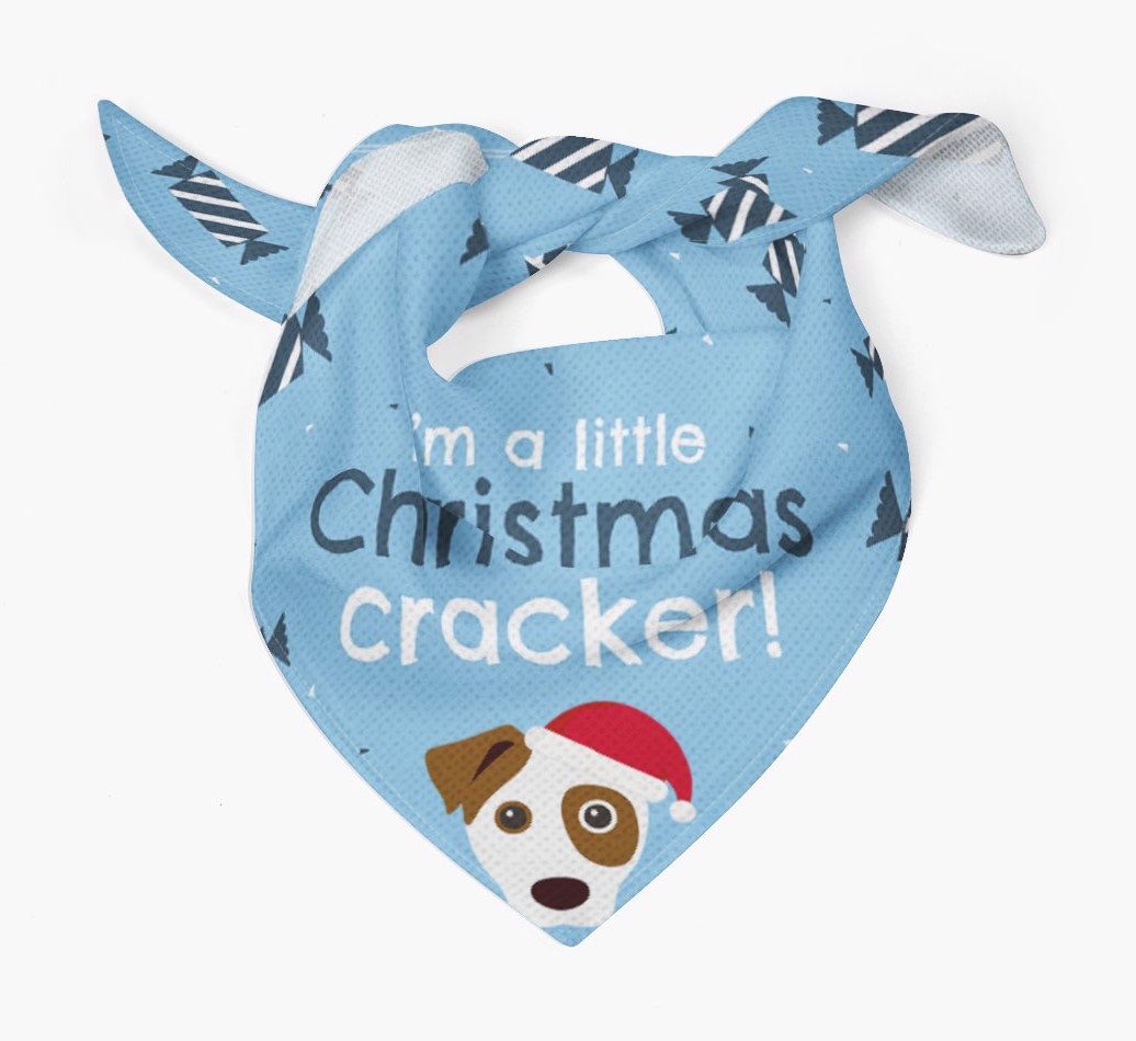 'Christmas Cracker' - Personalized {breedFullName} Bandana