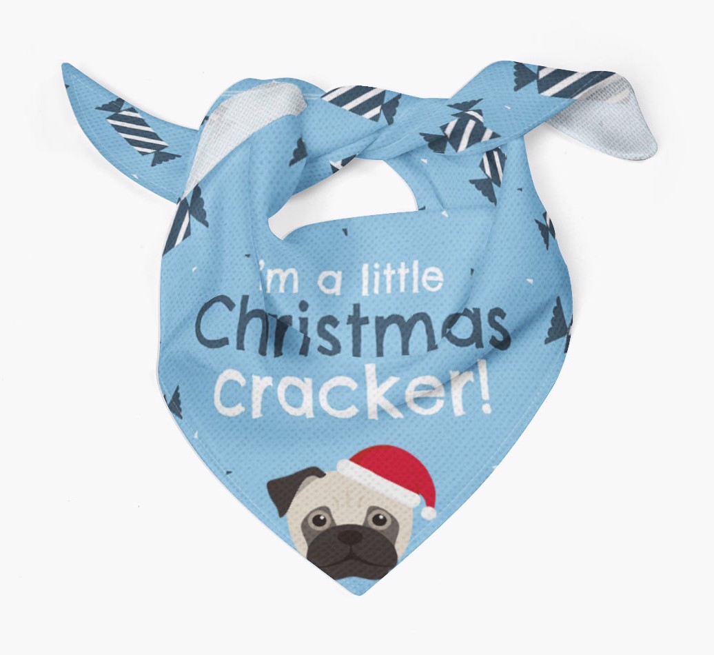 'Christmas Cracker' - Personalized {breedFullName} Bandana