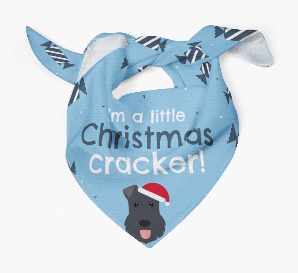 'Christmas Cracker' - Personalized {breedFullName} Bandana