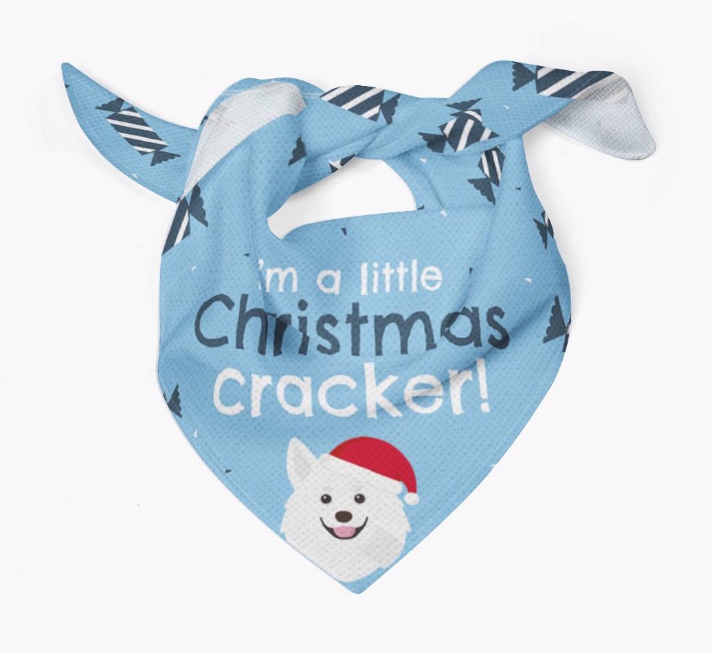 'Christmas Cracker' - Personalized {breedFullName} Bandana
