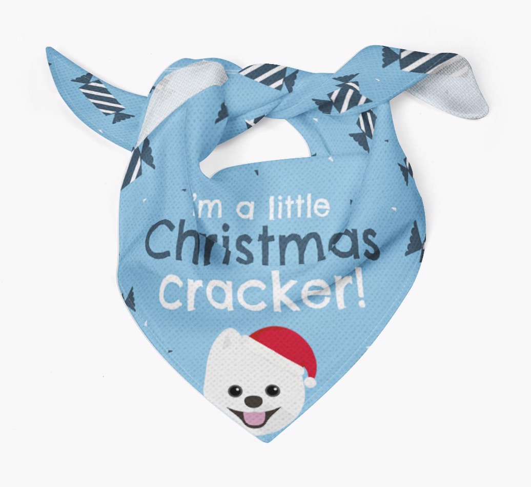 'Christmas Cracker' - Personalized {breedFullName} Bandana
