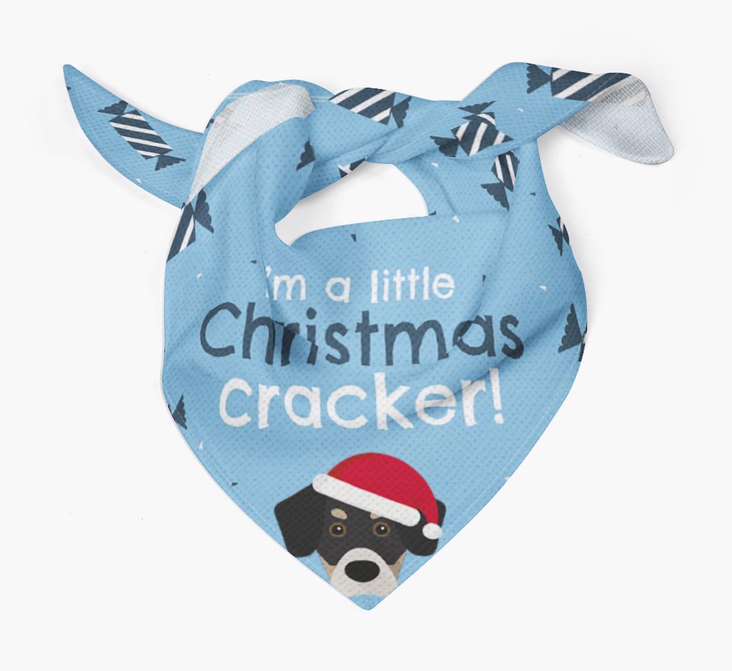 'Christmas Cracker' - Personalized {breedFullName} Bandana