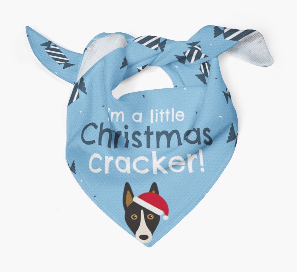 'Christmas Cracker' - Personalized {breedFullName} Bandana