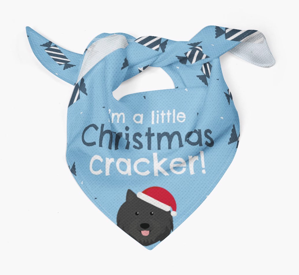'Christmas Cracker' - Personalized {breedFullName} Bandana
