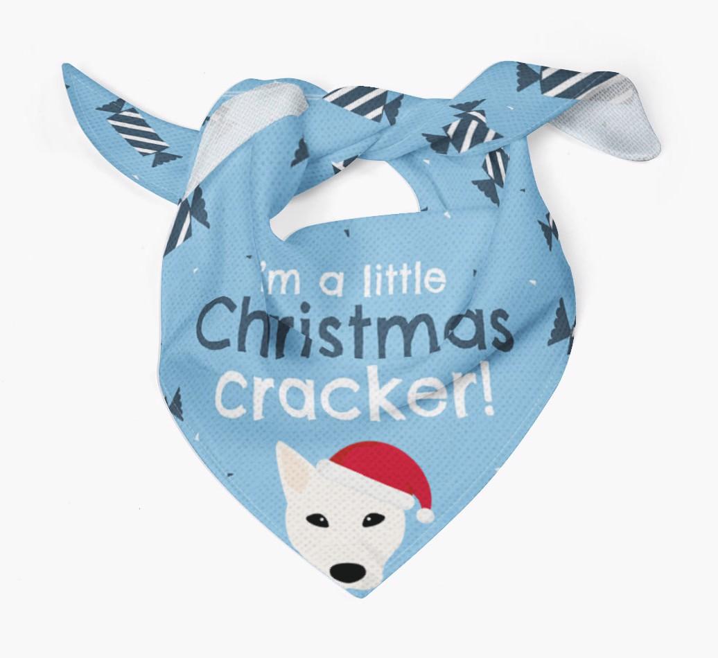 'Christmas Cracker' - Personalized {breedFullName} Bandana