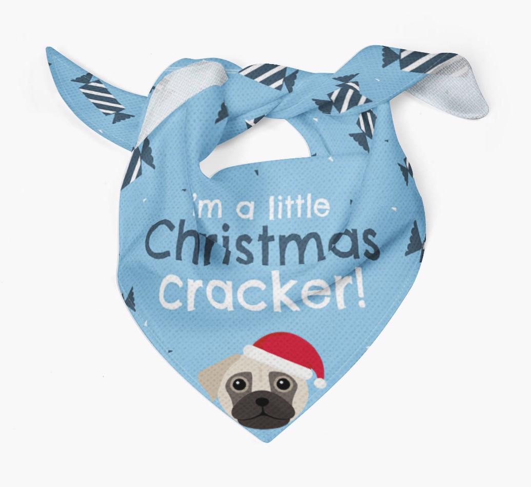 'Christmas Cracker' - Personalized {breedFullName} Bandana