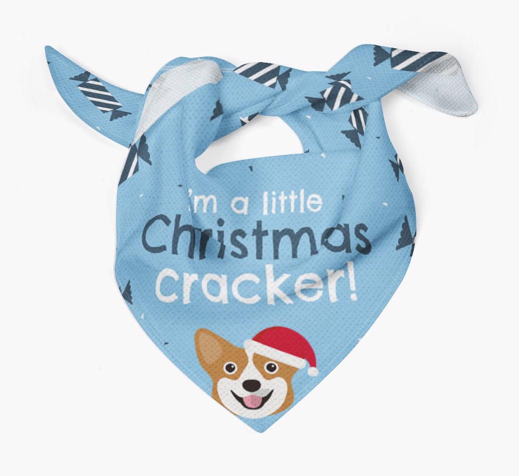 'Christmas Cracker' - Personalized {breedFullName} Bandana