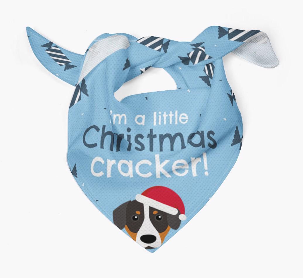 'Christmas Cracker' - Personalized {breedFullName} Bandana