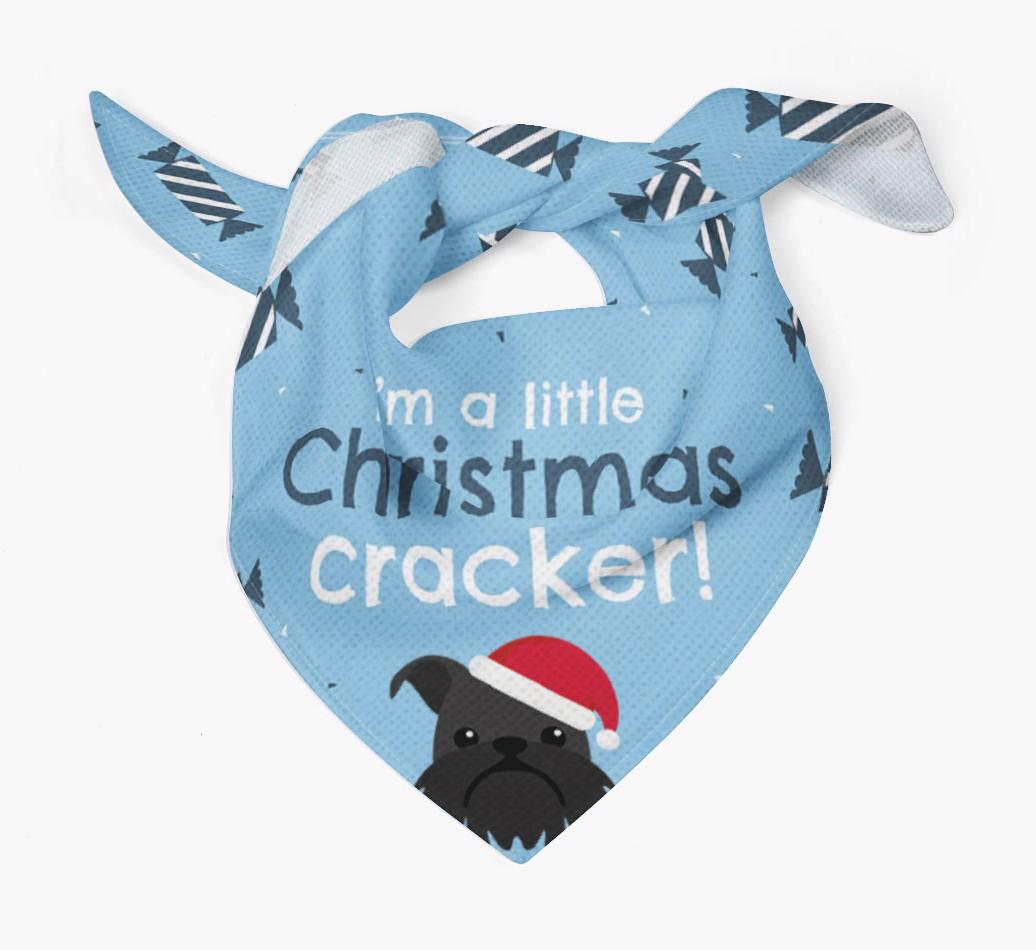 'Christmas Cracker' - Personalized {breedFullName} Bandana