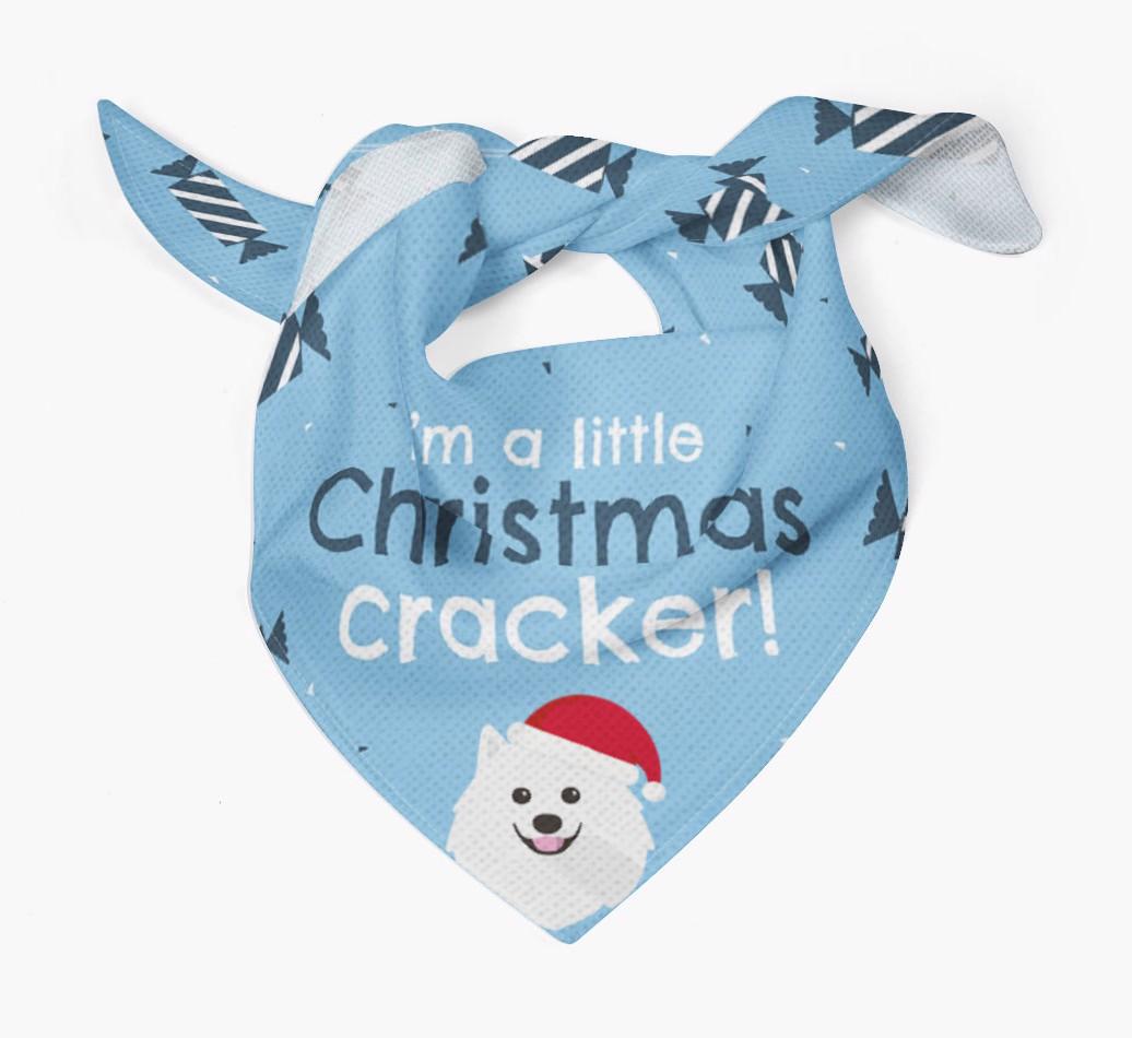 'Christmas Cracker' - Personalized {breedFullName} Bandana